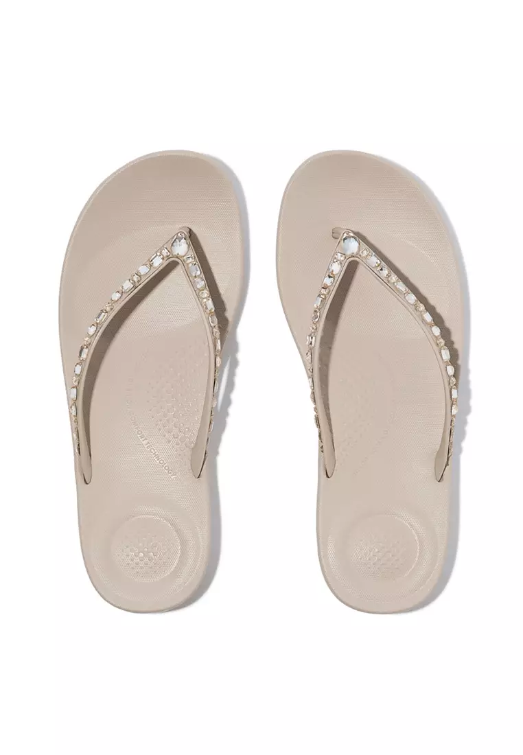 Iqushion Multi-crystal Ergonomic Flip-flops