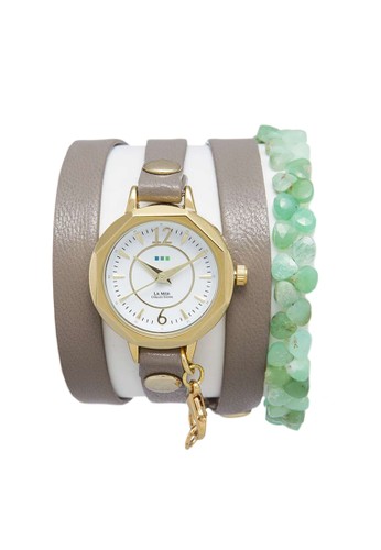 La Mer Collections Palms Wrap Watch