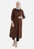 QUEENSLAND brown Queensland Dress Outer Wanita Lengan Panjang LIN000020Q Cokelat 8A3BCAA41F4855GS_1