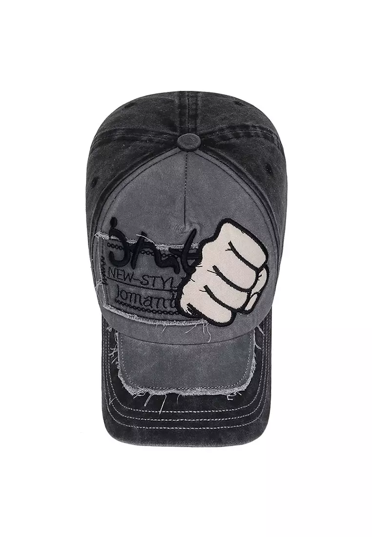 Topi Baseball Olahraga Sport Men Wowan Motif Gambar Premium Quality ORIGINAL - Black