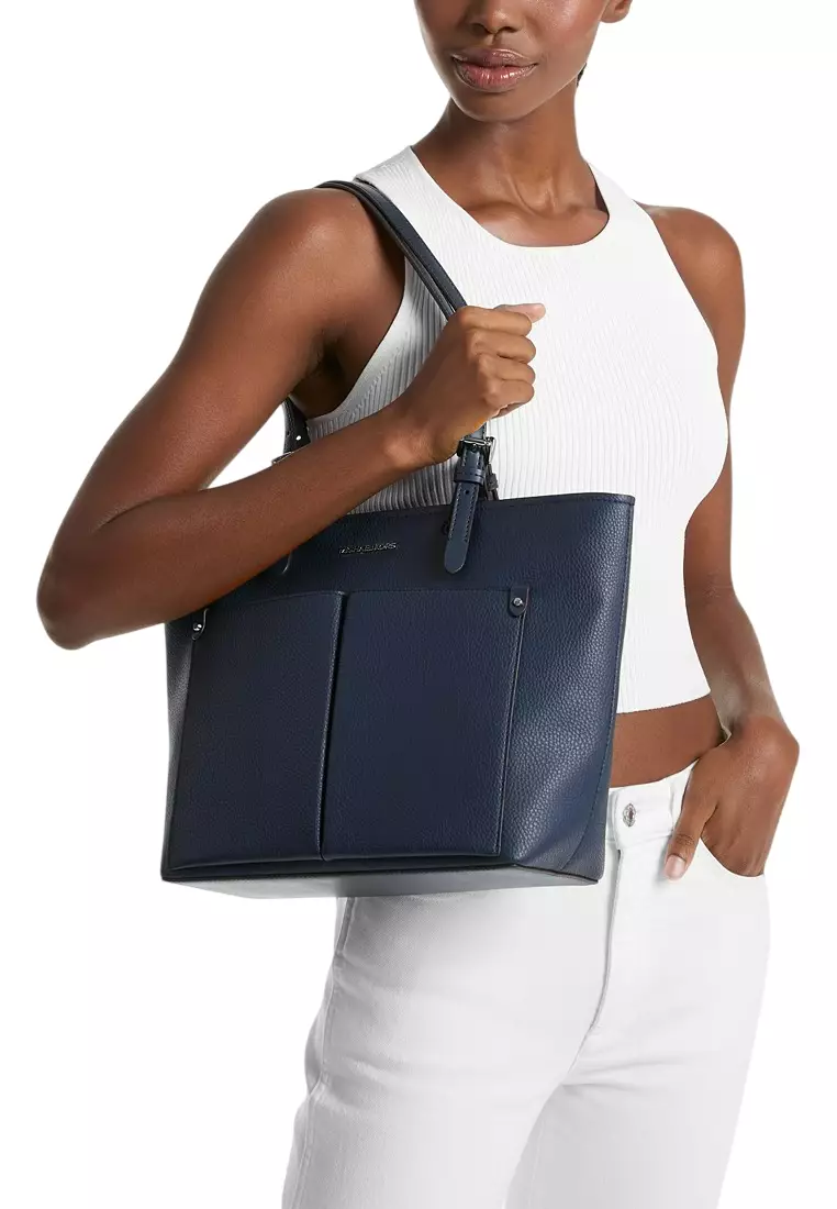 Jet Set Medium Pocket Tote Bag - Navy