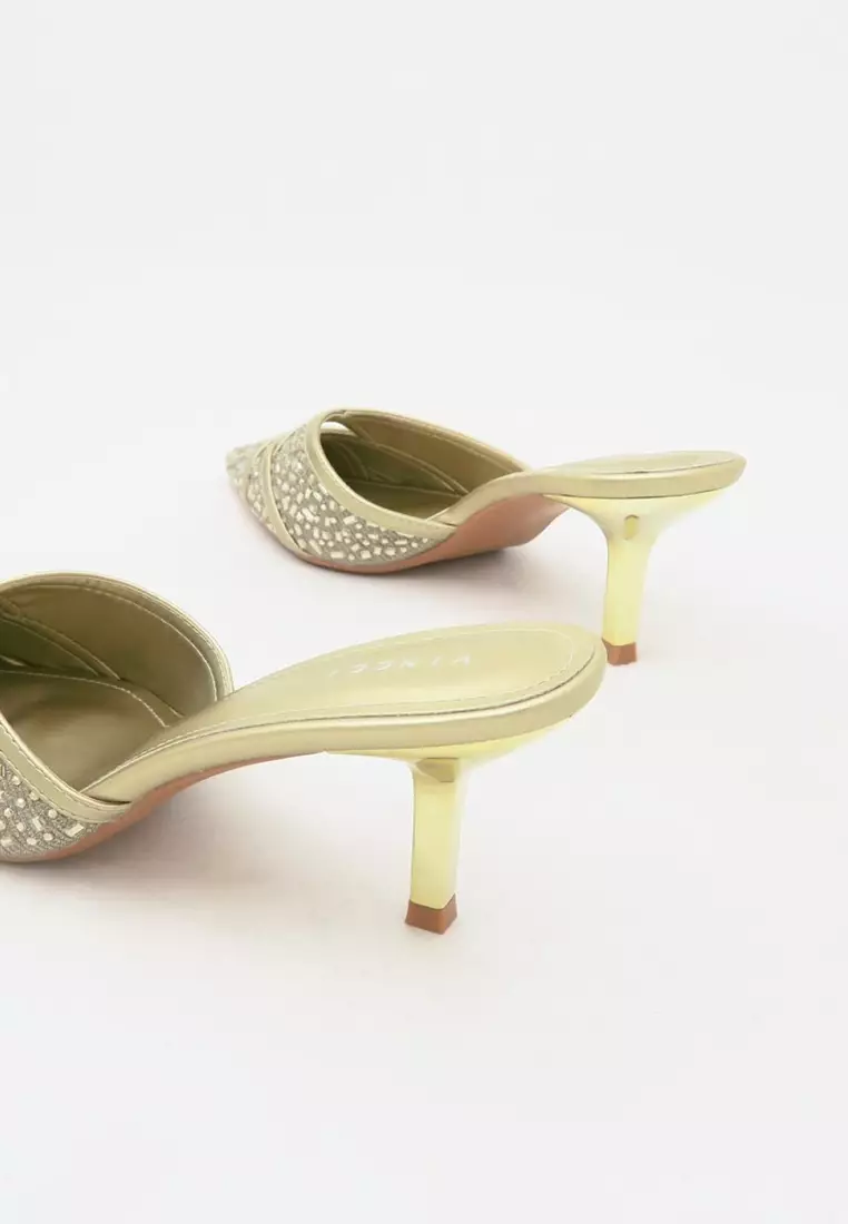 Slide On Heel Mules