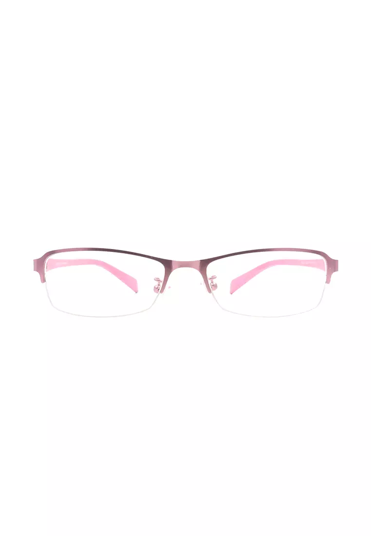 3027 Metal (C2-Pink) Anti-Radiation Computer Eyeglasses for Men/Women