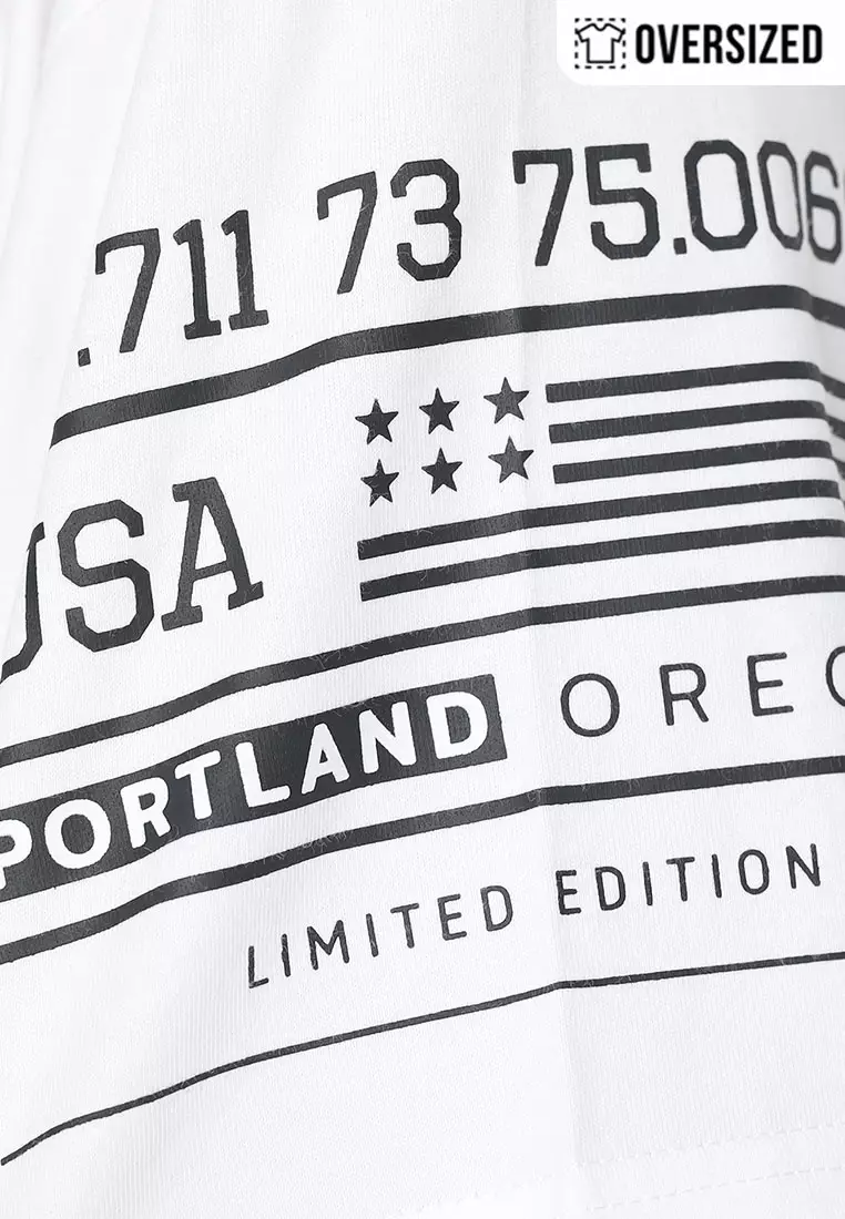 NX T-Shirt Cotton Combed Tebal Oversized Pria 2079370481