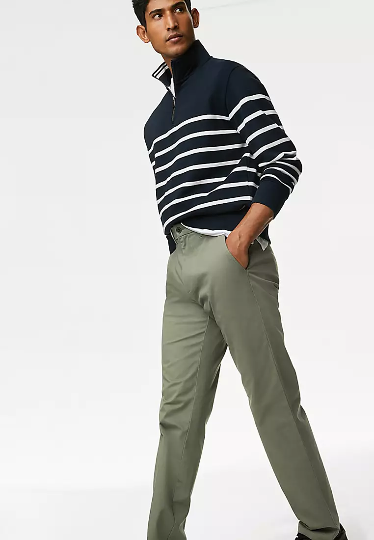 Regular Fit Stretch Chinos