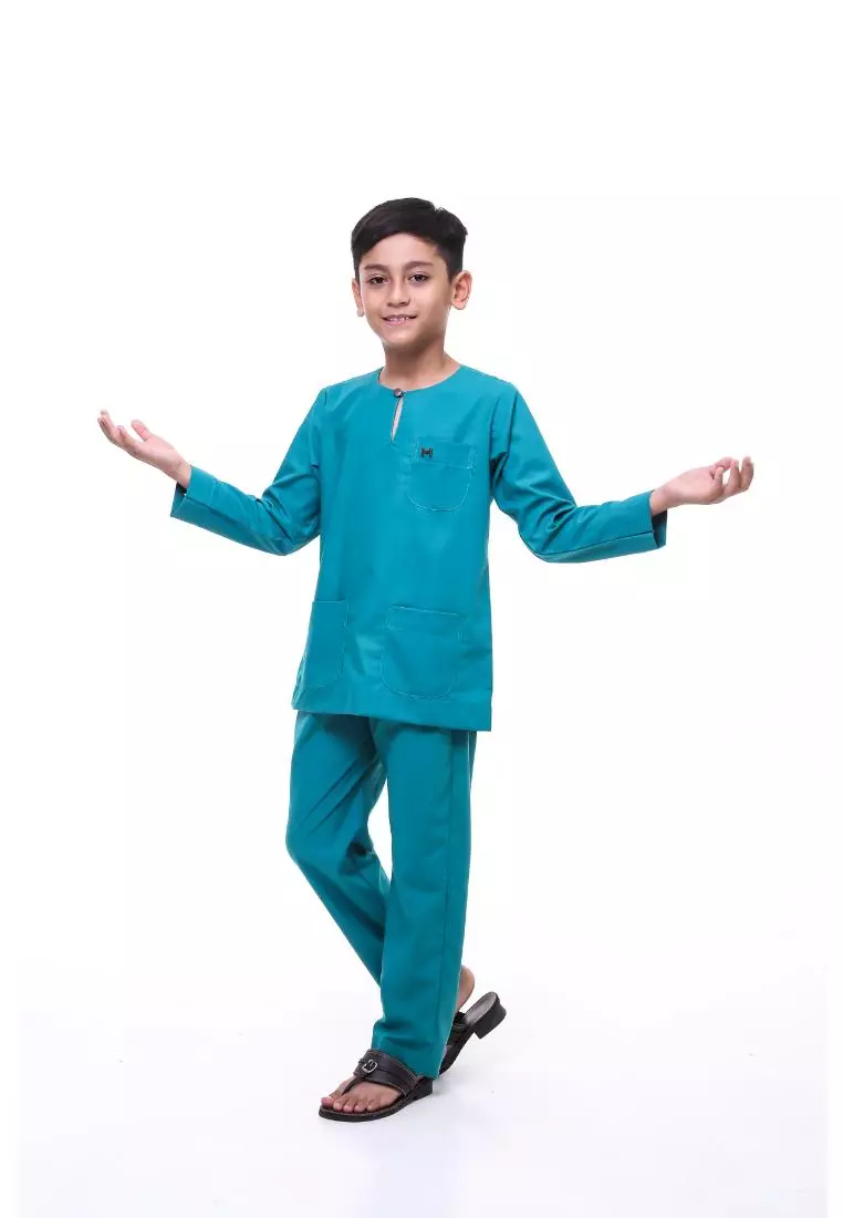 Baju Melayu Teluk Belanga Kids