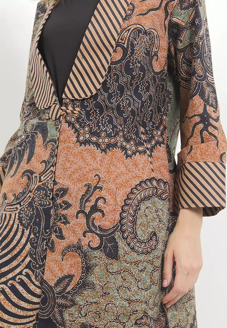Akna Outer Tunik Batik Tanahan Modern Gradasi Series