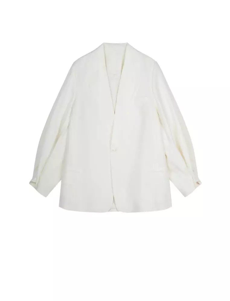 Single-Breasted Loose Fit Suit Jacket