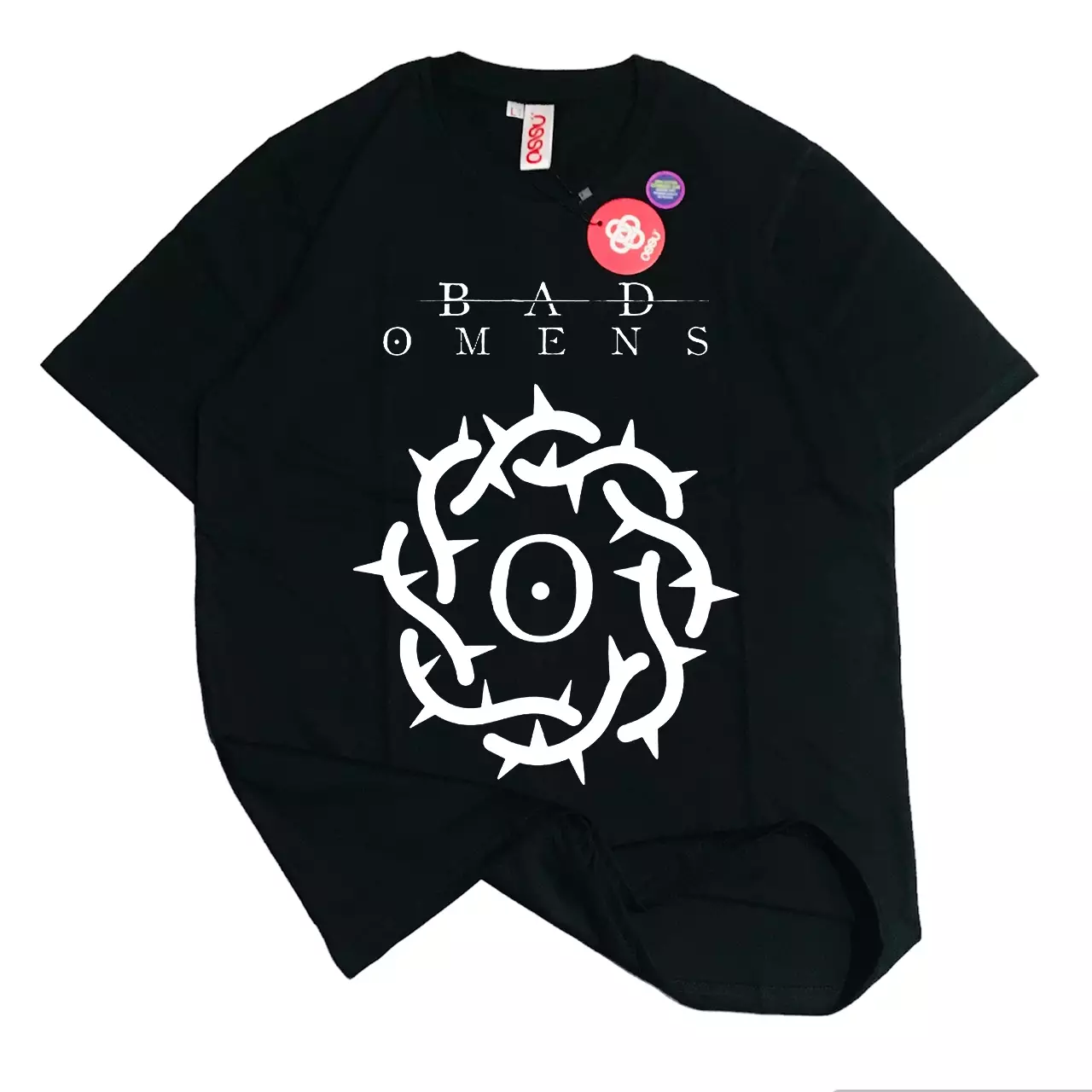 Ossu Bad Omen - Logo Black Tshirt