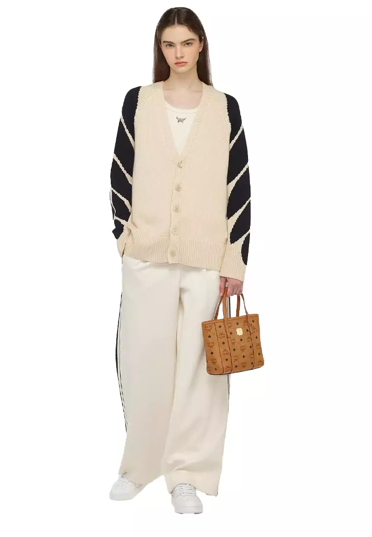 Mini Toni Top-Zip Shopper In Visetos Cognac MWPEAMT06CO001