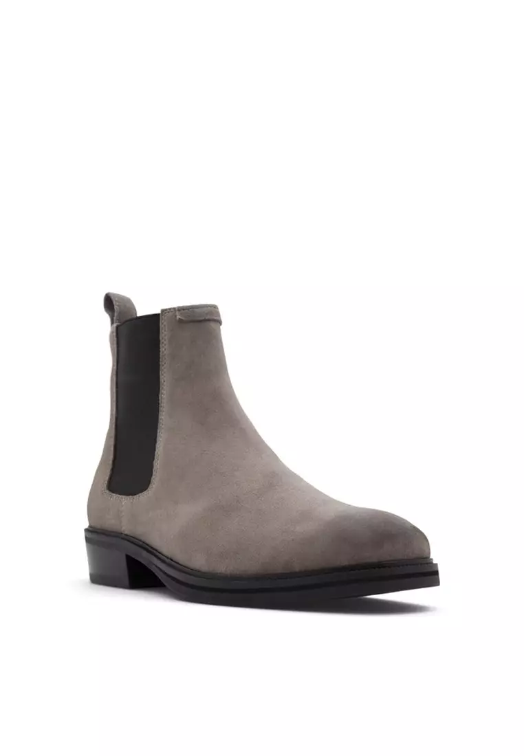 Mens gray 2025 ankle boots