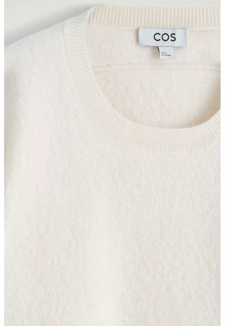 BOILED-WOOL CREW-NECK JUMPER