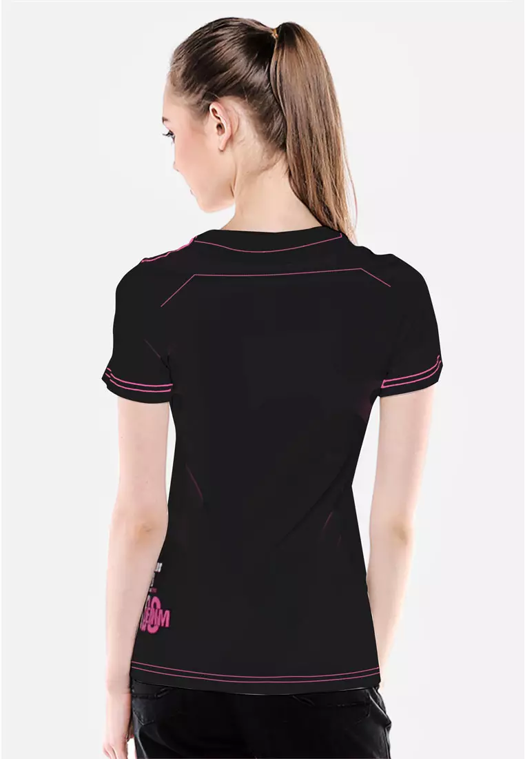LGS - Slim Fit - Kaos Wanita - Hitam - Ladies - LTS.555.T844M.018.C