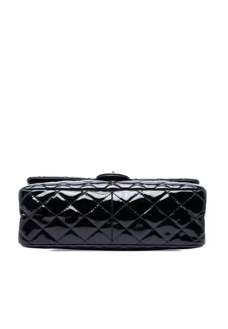 Pre-Loved Chanel Quilted Patent Reissue 2.55 Double Flap 226