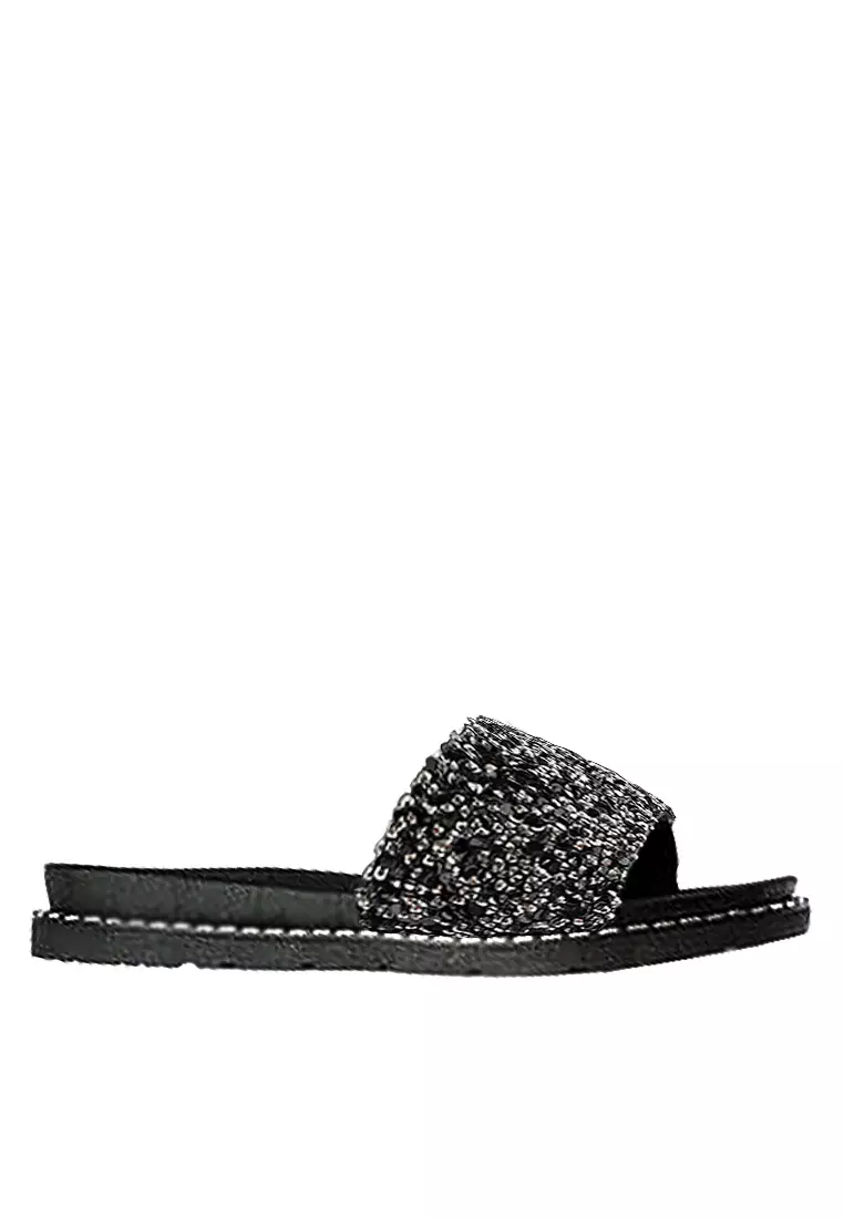 Discount on Twenty Eight Shoes  shoes - SKU: VANSA  Sequin Platform Flip-flops VSW-S1831