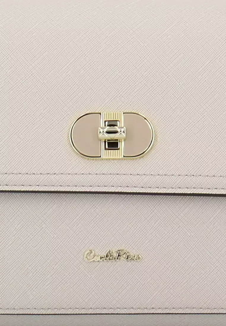 CR Duo Charm Tote Bag and Wallet - Taupe