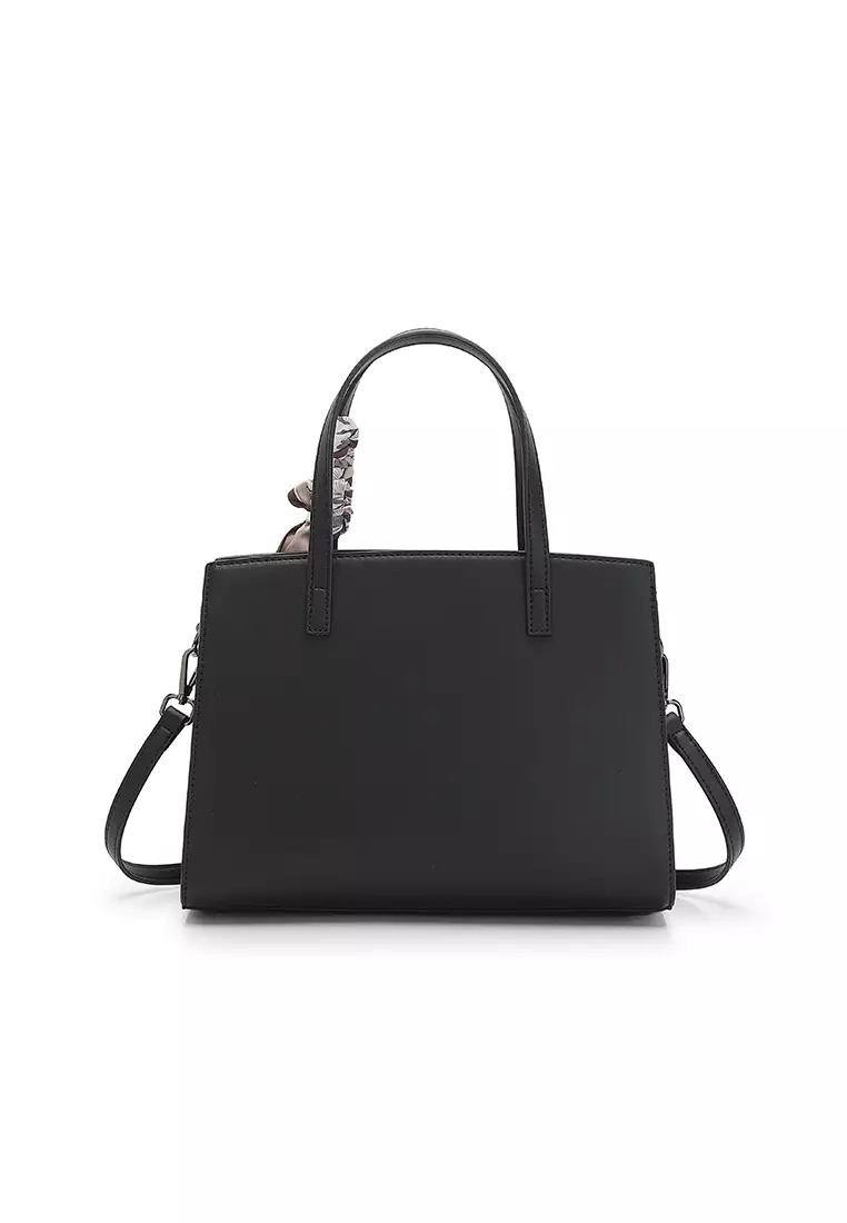 Women's Top Handle Bag / Sling Bag / Crossbody Bag / Shoulder Bag (Tas Tangan Wanita / Tas Selempang Wanita / Tas Bahu Wanita) - Hitam