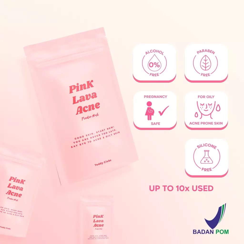 TEDDY CLUBS PINK LAVA ACNE 30GR