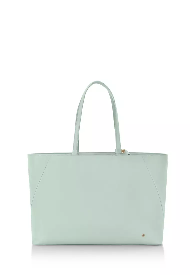 VALERIE TOTE + 14.1" LAPTOP SLV - ICEBERG GREEN
