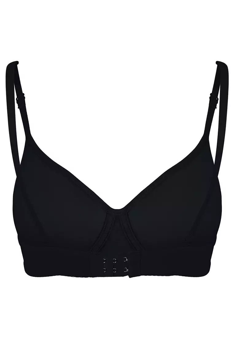 Buy Sassa Essentials Non-Wire Full Cup Bra in Black Women Underwear ...
