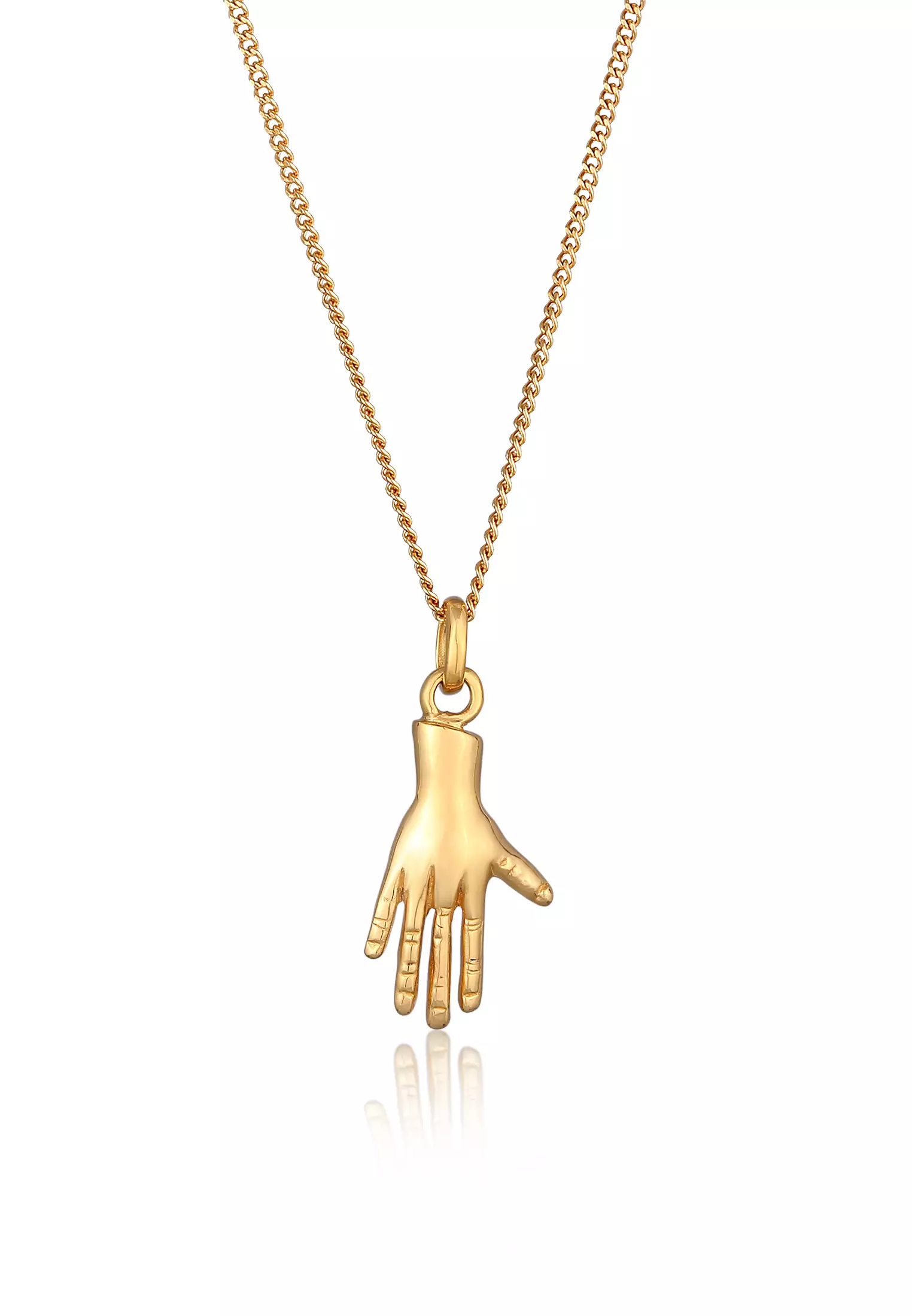 Gold pendant necklace trend on sale