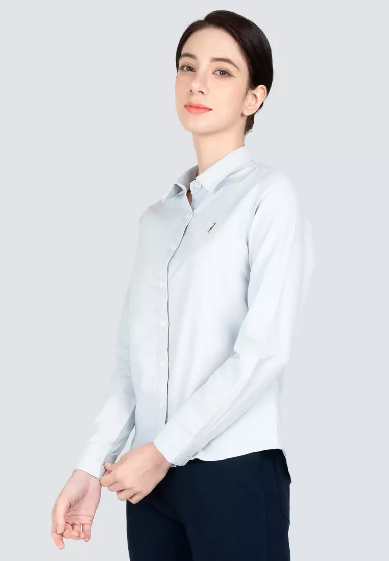 shirt dress plus size women's Odeon Stretch Poplin Shirtdress - / Blue/White Stripe- Size2XS trendy denim Pink and White Floral Count:20 pcs 49 1/2 Inseam