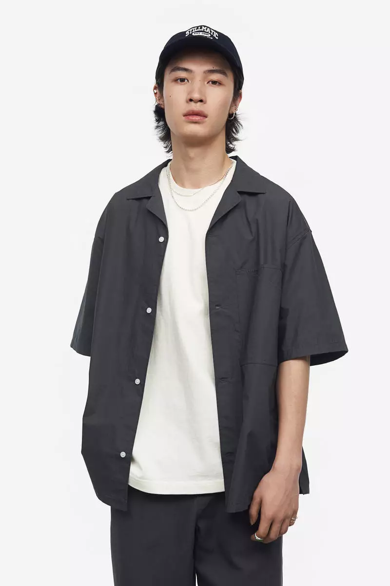 H&m half clearance sleeve shirts