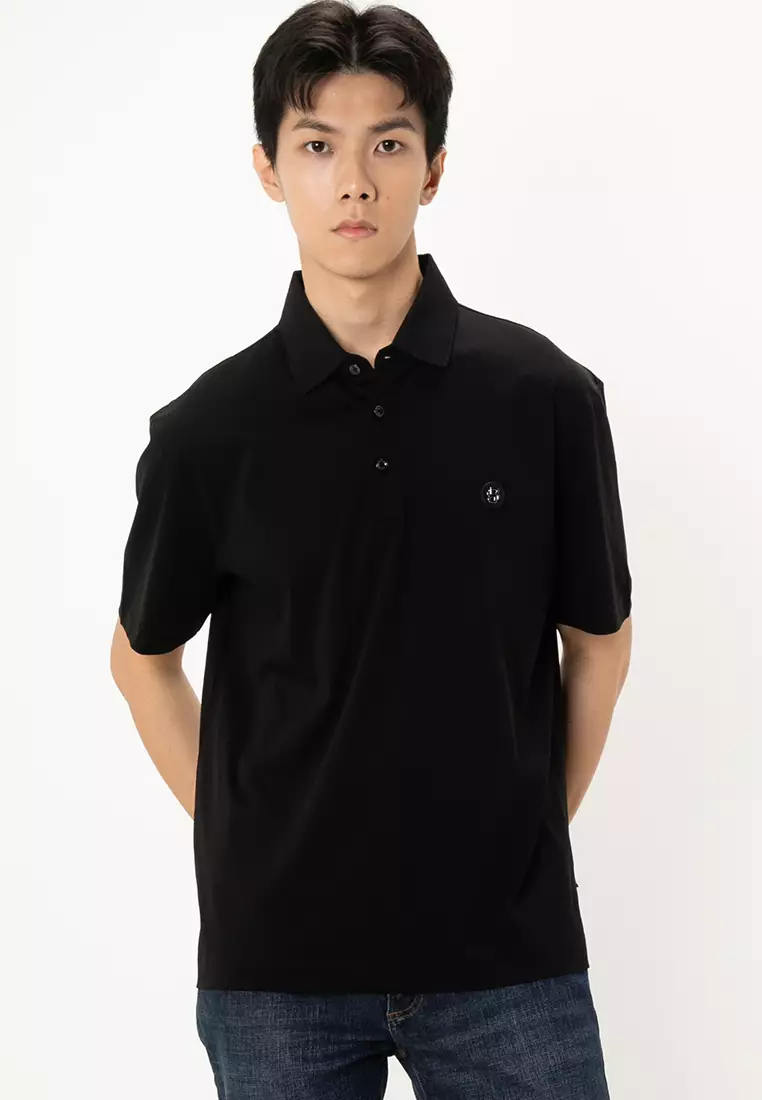 Buy BOSS Double Monogram Mercerized Cotton Polo Shirt BOSS