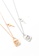 CELOVIS gold CELOVIS - Honor Heart Lock Pendant with Cubic Zirconia and Key Chain Necklace in Rose Gold 640C1AC0C41328GS_3