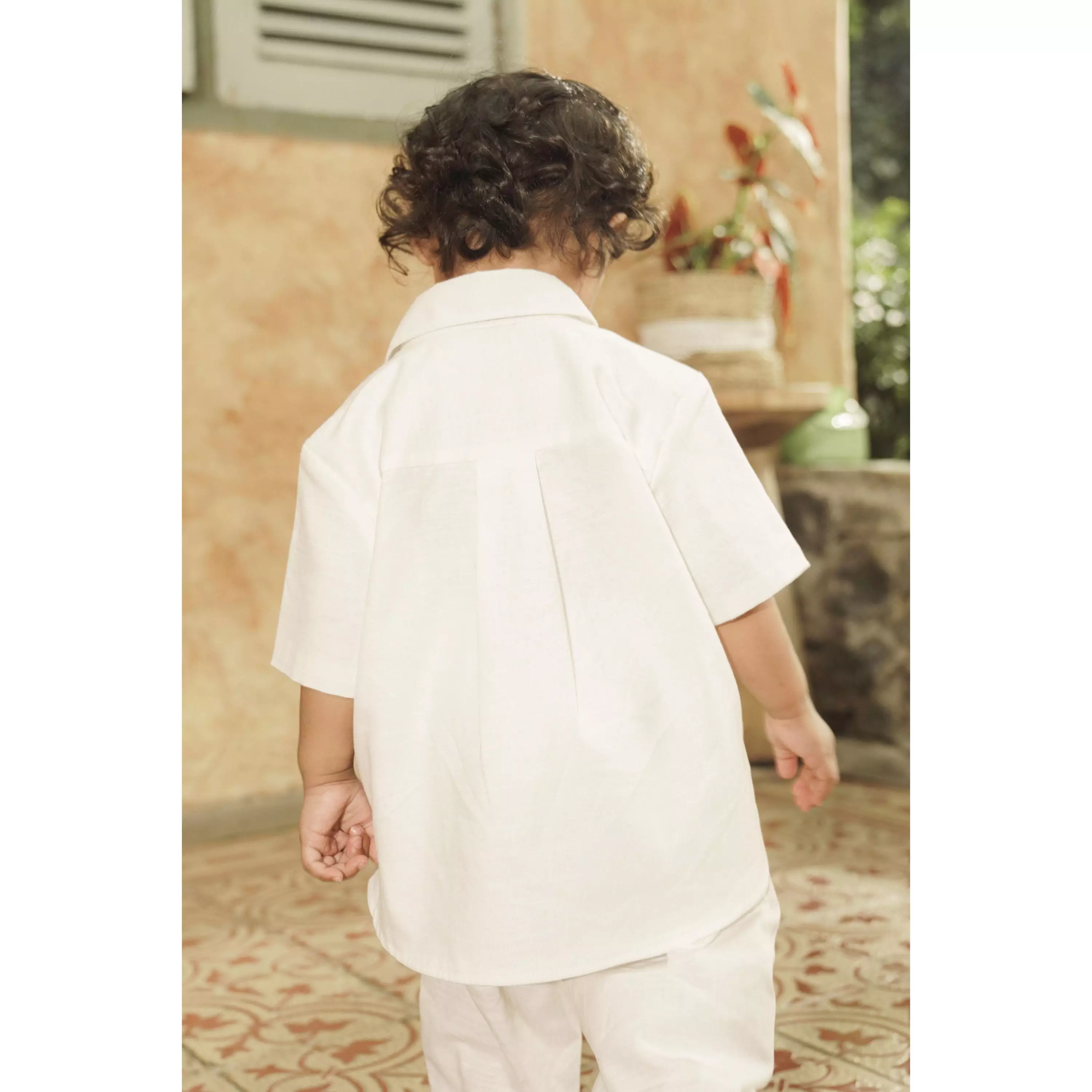 Mothercare x Benang Jarum Raya Collection Texture Top - Baju Lebaran Anak Laki-laki