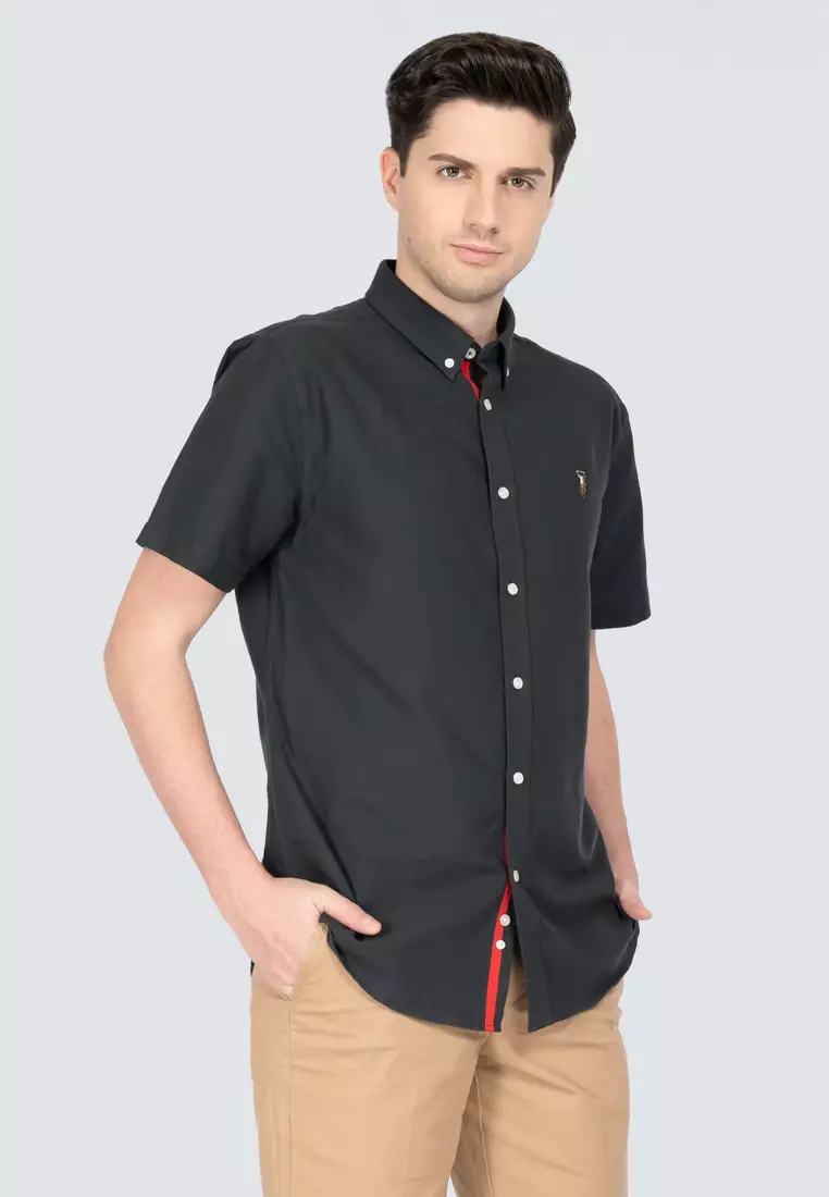 Polo Haus - Men’Cotton Plain Regular Fit Short Sleeve