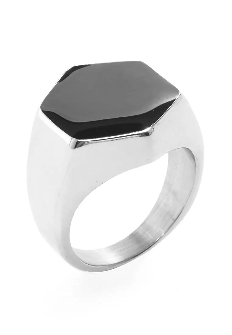 Daisy Aksesoris Fashion Pria Wanita CIncin Desain Acosta Material Titanium ORIGINAL - Silver