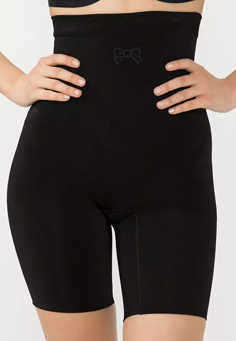 Penti Body Control Corset Shapewear Pantyhose Black 2-Piece - Trendyol