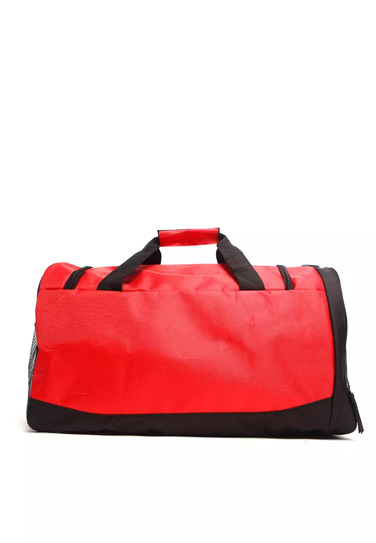 Flexzone Gym Bag Tas Olahraga Pria Sepakbola Badminton Fitness Sport Solid Red