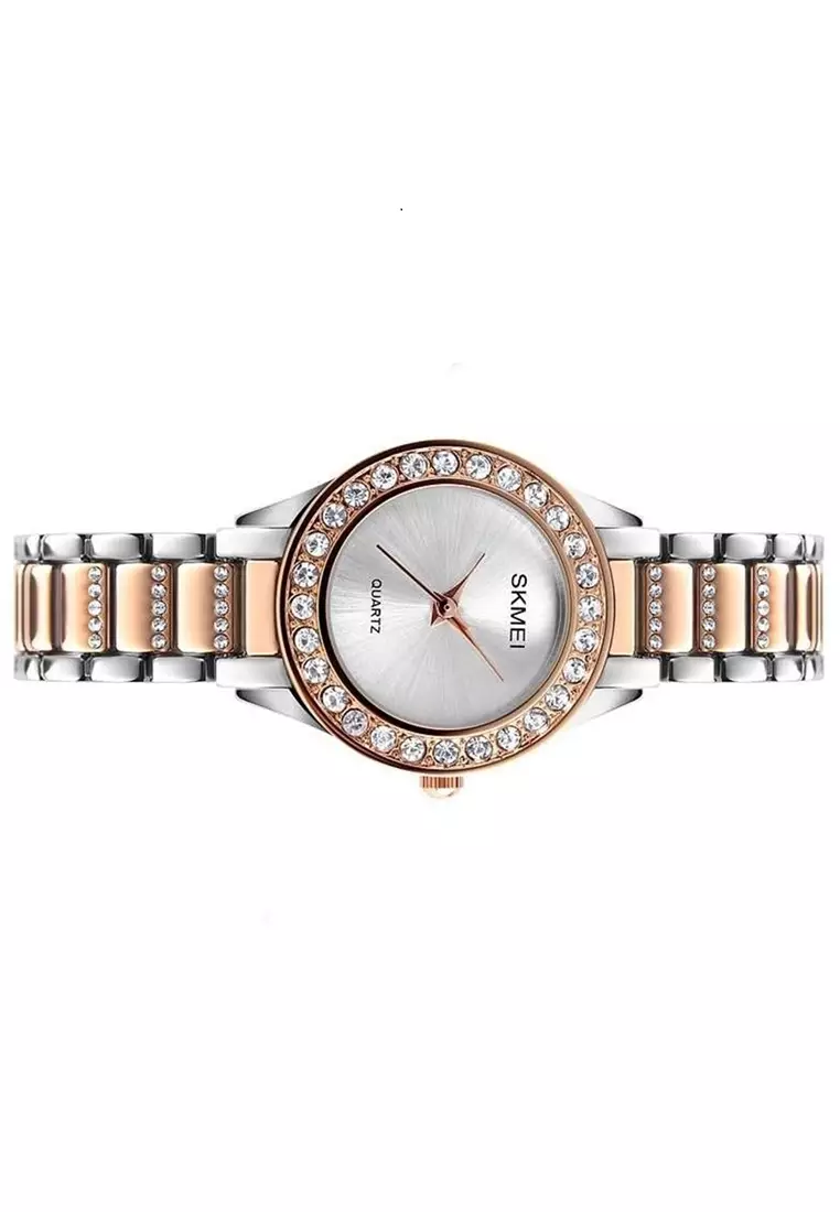 Jam Tangan Casual Analog Wanita Waterproof Strap Tali Material Zinc Alloy GF13 ORIGINAL