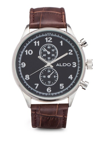 Shaddox 暗紋皮革手錶, 錶esprit台灣門市類, 男裝手錶
