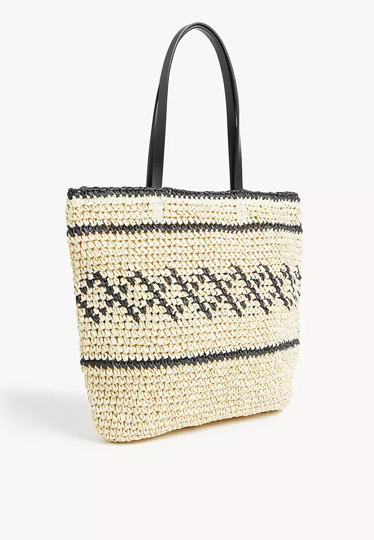 Straw Woven Tote Bag