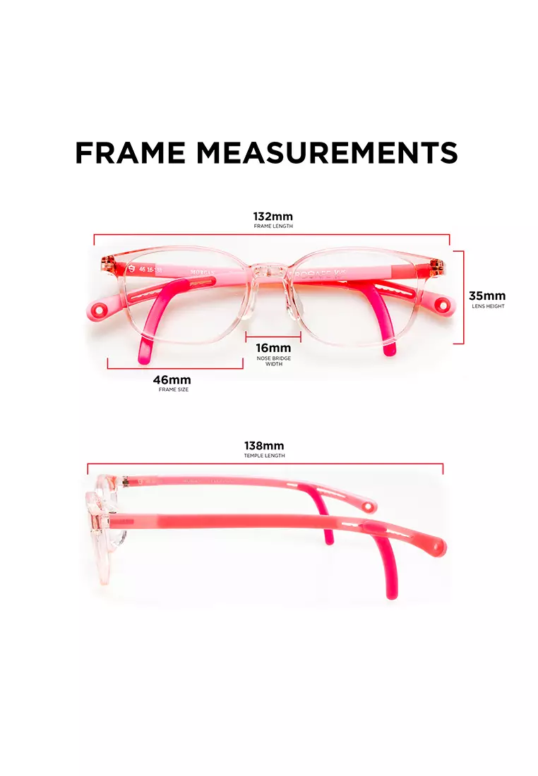Morgan Kids (Flexible TR Eyeglasses) Anti-Radiation Computer Eyeglasses - Aqua