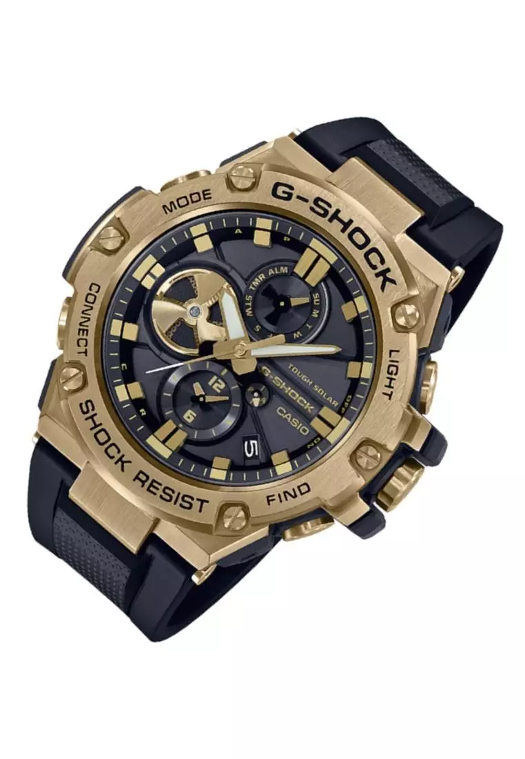 G-shock Steel Bluetooth Analog Solar Watch GST-B100GB-1A9