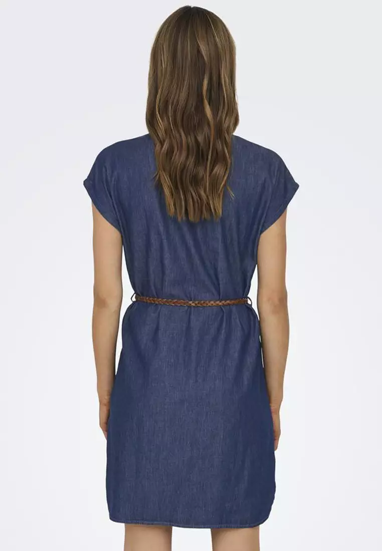 Jacqueline belted dress top