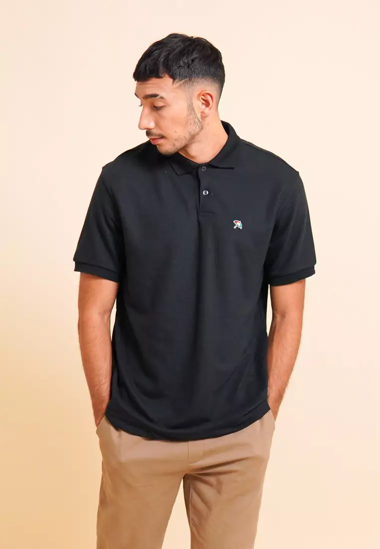 BLACK POLO SHIRT