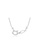 ZITIQUE silver Women's Diamond Embedded Hollowed Cat & Hollowed Fish Necklace - Silver 08704AC65DFF9FGS_1