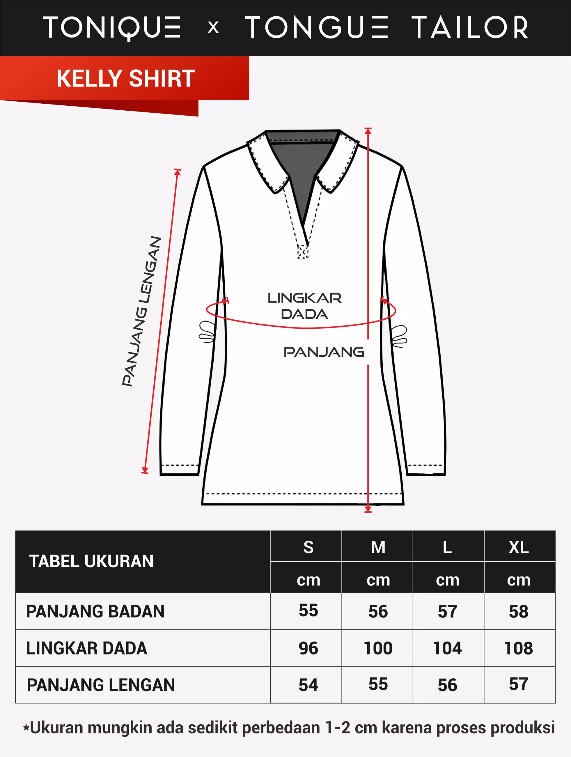 TONIQUE Kaos Wanita Katun Combed 24s Lengan Panjang KELLY Abu Abu