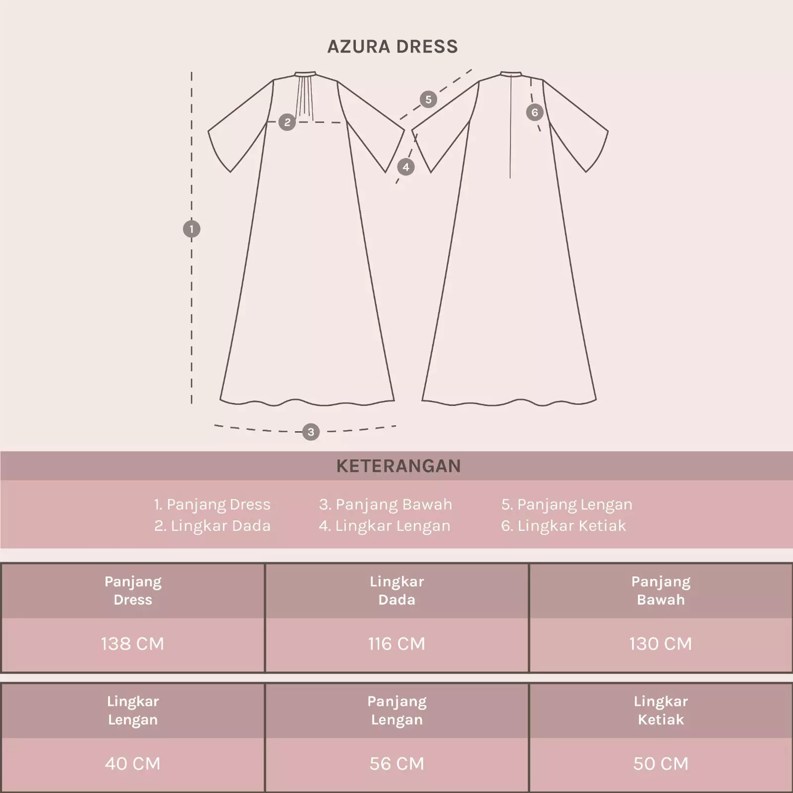 Azura Abaya Dress Violet