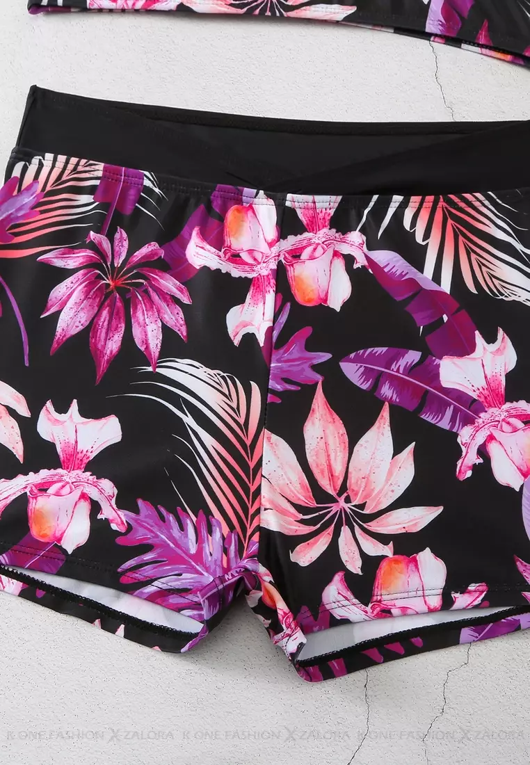 (2pcs)Sexy Printed Bikini Swimsuit
