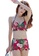 YG Fitness red and multi (3PCS) Vintage Cover Belly Bikini Set 895AAUS3FD2677GS_1