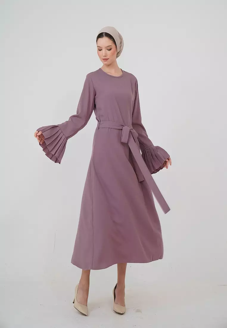 Ilona Midi Dress Dusty Purple