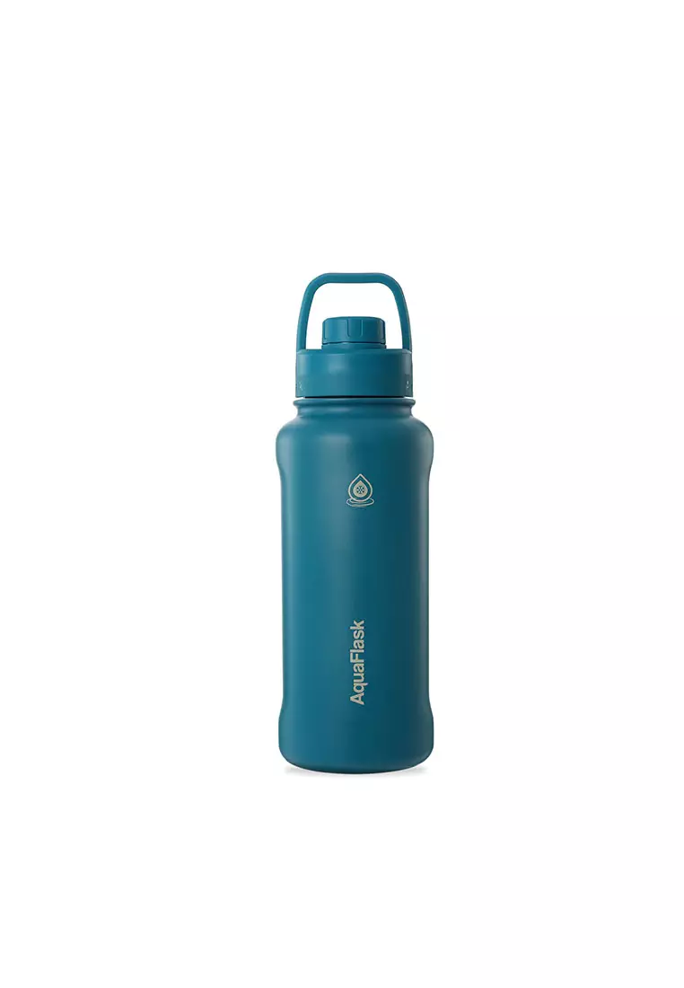 32oz Atlantic Blue New Sports Lid Bottle Wide Mouth Vacuum Insulated Stainless Steel Drinking Water Bottle