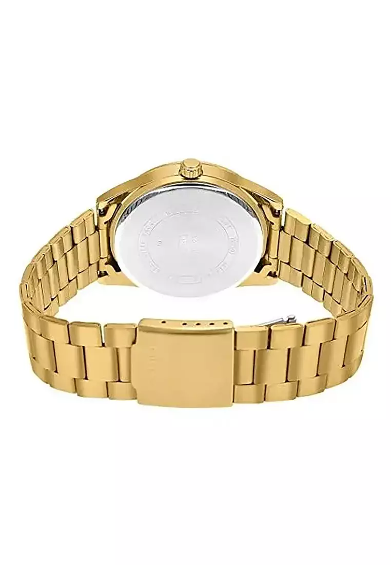 Buy casio Men's Analog Watch MTP-VD03G-3A Gold Stainless Steel Strap ...