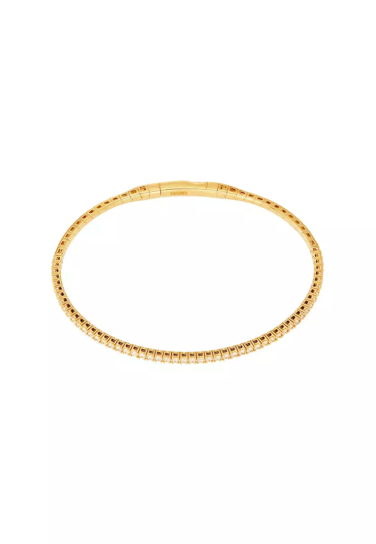 HABIB Diamond Bangle in 750/18K Yellow Gold 681901024(YG)